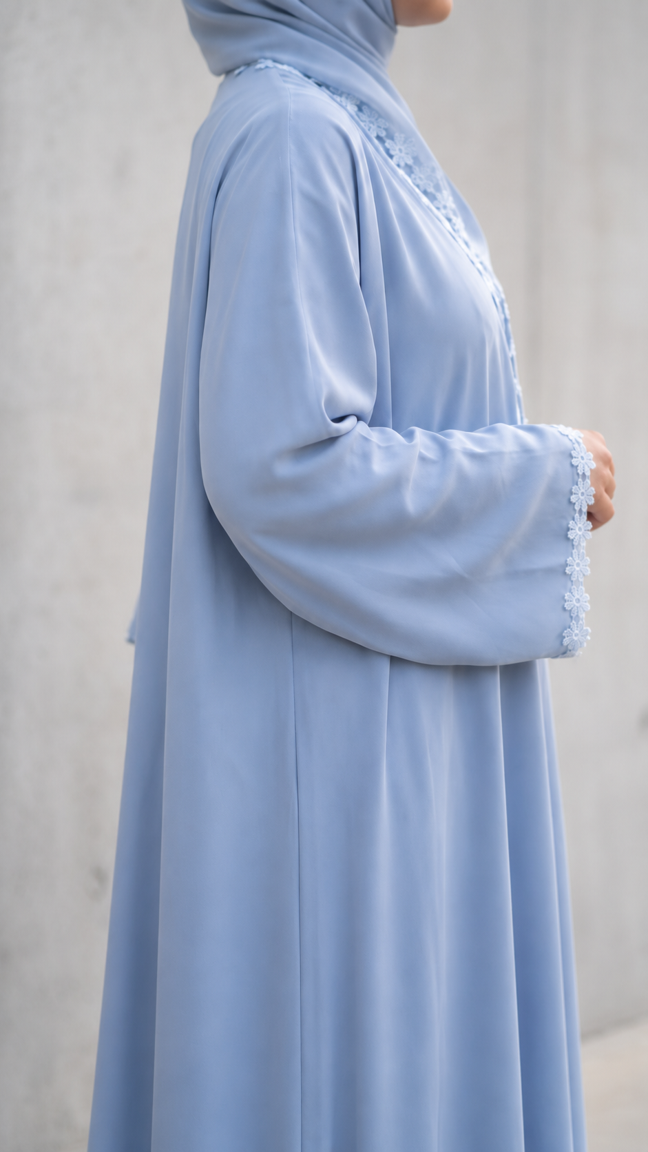 Abaya Sakura BLEUE