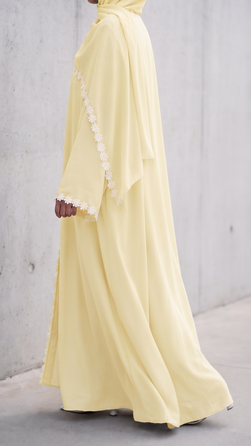 Abaya Sakura JAUNE