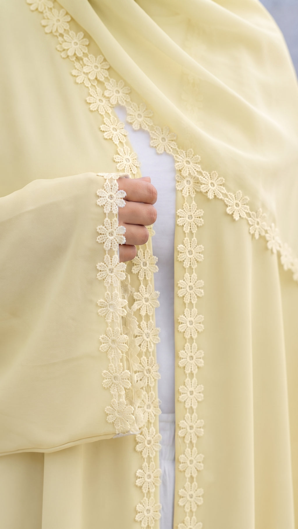 Abaya Sakura JAUNE